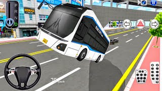 Hyundai Elec City Bus Drive City Road - 3d Driving Class Simulation - Android Gameplays part 23