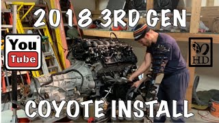 2018 mustang GT 10R80 engine motor  install