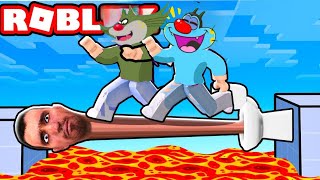 OGGY AND JACK PLAYING SKIBIDI TOILET TEAM WORK MORPHS OBBY IN ROBLOX!