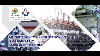 ITMA ASIA | CITME 2024 | KARACHI