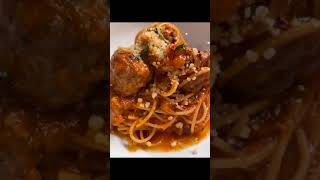 #Shorts Spaghetti and Meatballs