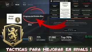 MIS TACTICAS Y FORMACIONES EN EA FC 24 PARA LLEGAR A ELITE EN DIVISION RIVALS