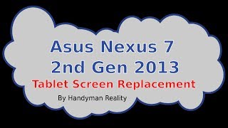 Touch Display Replacement Asus Google Nexus 7 2nd Gen 2013