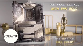 MSI - Meg Z590 Ace Gold EDITION – Reveal The Pure Luster | Gaming Motherboard | MSI