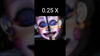 FNaF 7: Ultimate Custom Night - Ballora Jumpscare 0.25x - 2x speed