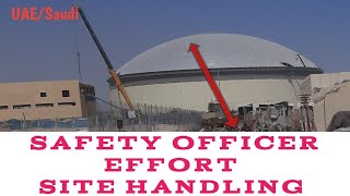 Safety effort At beginning of project| plant and equipment site mobilizationat|site Safety officer