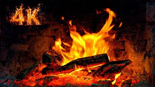 The BEST Relaxing Fireplace 4K Video with Crackling Fire Sounds 3 Hours 🔥Cozy Fireplace Ambience