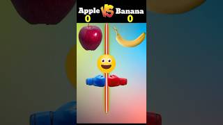 Apple vs Banana 😱😱 ( আপেল vs কলা ) #shorts #short #viral #apple #banana