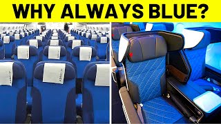 Why Are Most Airplane Seats Blue (And 7 Other Weird Airplane Facts Explained)