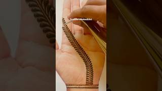 Easy Simple Leaf🍂Front hand Mehndi Design#mehndi #mehandi #easymehndi #shorts #trending #viralvideo