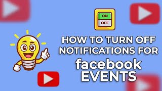 How to turn off notifications for facebook events #facebook