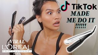 TESTING THE VIRAL TIK TOK TOOL: L’OREAL STEAMPOD! | NICOLE ELISE