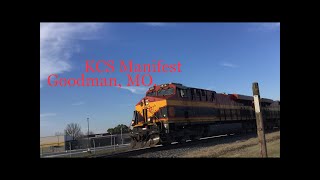 KCS Manifest at Goodman, MO. 3/21/21.