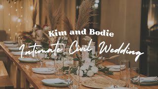 Kim & Bodie's Civil Wedding at Heybaked x Analog Cafe