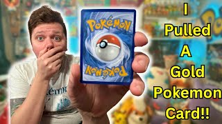 I Pulled An Incredible GOLD Pokemon Card!!