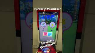 Handpush Masterball timing? #gaole #pokemon #pokemoncommunity #pokemontrainer #arcade #masterball