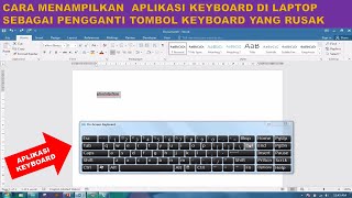 cara menampilkan on screen keyboard di windows