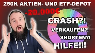 Börsen-CRASH?! Aktien im freien Fall?! 📉  -7500€ an nur einem Tag 🔥