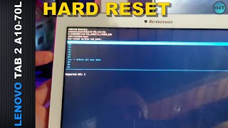 Lenovo TAB 2 A10-70L - HARD RESET