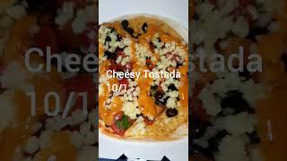 #shorts Cheesy tostada from California burrito 🌯 😋 || Mexican Food #review #foodshorts #delhifood