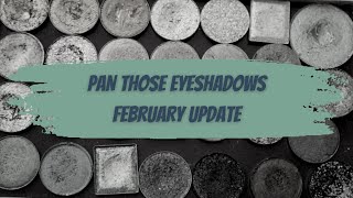 Pan Those Eyeshadows 2023  | February Update