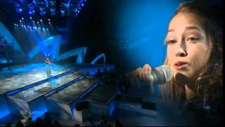 jESC 2011 Latvia || Amanda Bashmakova - Moondog (dress rehearsal)