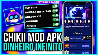 🔴CHIKII MOD APK MOEDAS INFINITAS v3.23.2 SEM FILA  | Chikii mod menu | chikii moedas infinitas