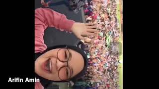 Konser nissa sabyan, dan tingkah lucu nya.