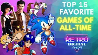 Retro Digital Gaming Top Favorite Games