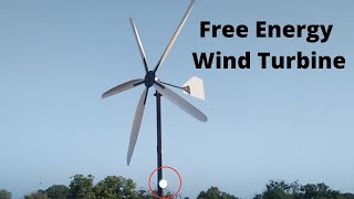 How to Make Free Energy Wind Turbine Generator at Home Electricity Wind Turbine