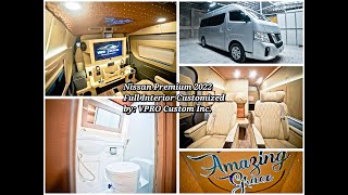 2022 Nissan Van Conversion, Interior Customized Van | Arista Van Philippines by: VPRO Custom Inc.