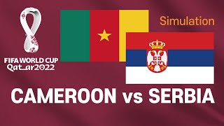 Cameroon vs Serbia⚽️WORLD CUP 2022(Group G) PREDICTION, marble run race Qatar Group Stage #Shorts