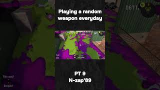 Playing a random weapon everyday PT9 #splatoon3 #splatoon