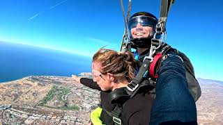 Jessica First Skydive! Tandem Jump from 10000 feet at iJump Gran Canaria