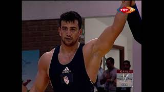 2009 Akdeniz oyunları 84 kg final Serkan özden - yunan rakip  #güreş #wrestling