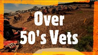 Chelwood mx track 2023 Southern Vets 4 stroke over 50's Championship Rd 8 race 2