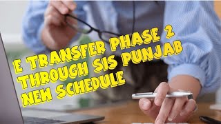 e transfer teacher online transfer punjab|Transfer schedule Government of punjab