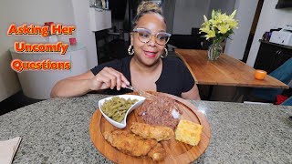 SUBSCRIBERS ASK BOO UNCOMFORTABLE QUESTIONS + PLUS HOMEMADE SOUL FOOD MUKBANG