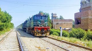 Fastest Ever 36 Down Sir Syed Express 🥰 l Geu-40 Powerful loco 🇵🇰 🔥 🥰 On Lead 🥰🔥October 5, 2024🔥