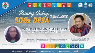 WARGA DESA DAN PEMUDIK 2024 (Open House Ruang Cakap SDGs Desa) | Ruang Cakap SDGs DESA #268