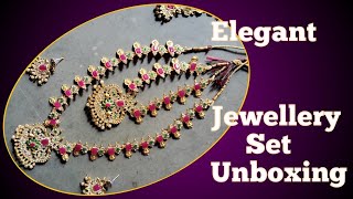 Elegant jewellery set unboxing | today unboxing #jewellery