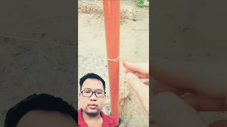 Tie knot to locate on construction site #diy #knot