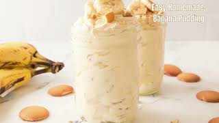 Easy Homemade Banana Pudding