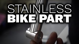 Making this STAINLESS Bike Suspension Link | CRAIG'S WORKSHOP