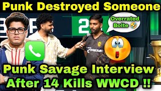 punk savage interview after 14 kills WWCD😱PUNK ON TEAM  TARGET🎯#godlike #jonathan  #bmps