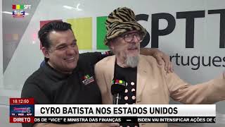 PERCUSSIONISTA BRASILEIRO CYRO BATISTA FAZ SHOW NO NJPAC EM NEWARK-NJ | SPT TV SIC INTERNACIONAL