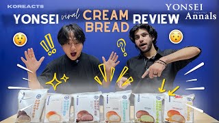 [KoReacts] Yonsei Cream Bread Review