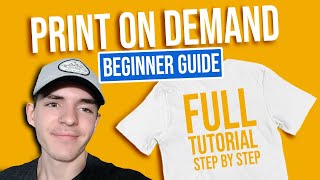 Full Print On Demand Tutorial For Beginners 2021 - Redbubble, Etsy, TeePublic (FREE Step by Step)