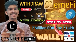 MemeFi Coin Withdrawal Step By Step🪜CONNECT WALLET new update | Daily combo today Hamster Kombat OEX