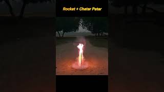 Diwali Whistling Rocket vs Chatar Patar cracker Experiment | Fireworks #shorts #amazing #new